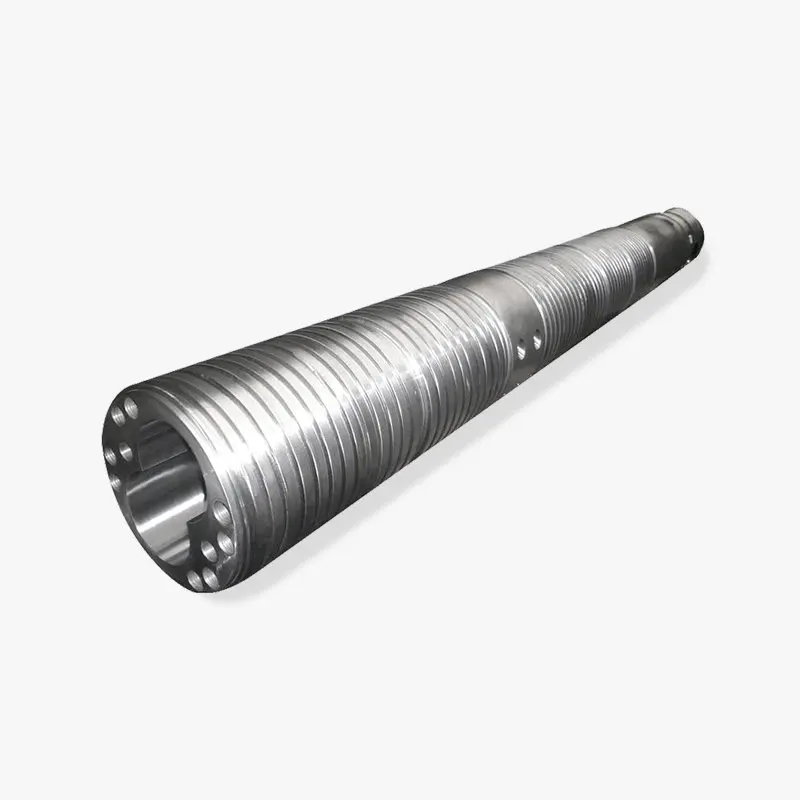 Parallel twin screw extruder barrel